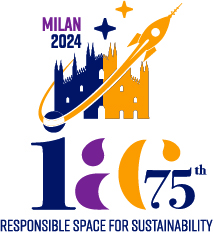 Logo des 75. IAC 2024 in Mailand